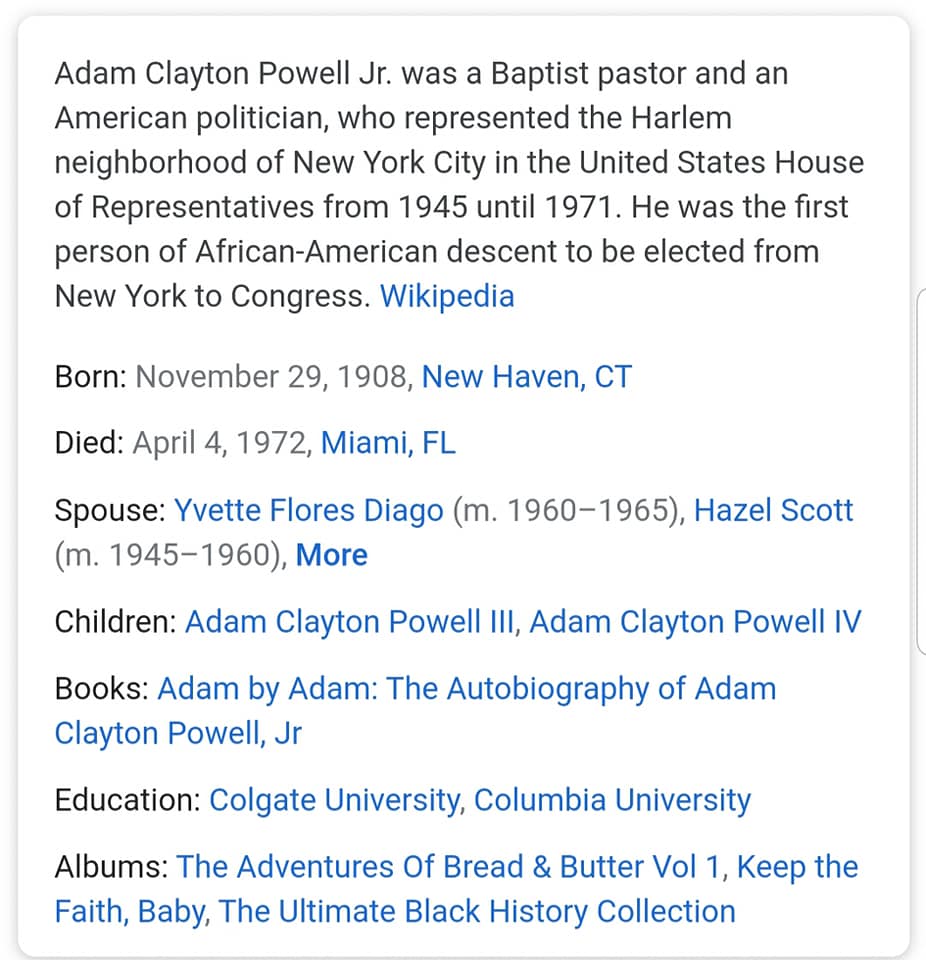 Adam Clayton Powell 